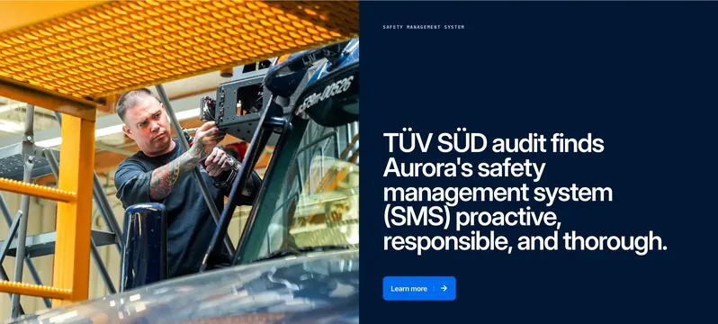 Aurora T�V safety audit split section, minimal, photographic, dark