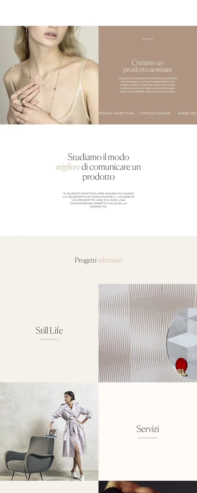 Avacompany Portfolio Landing, editorial, minimal, muted