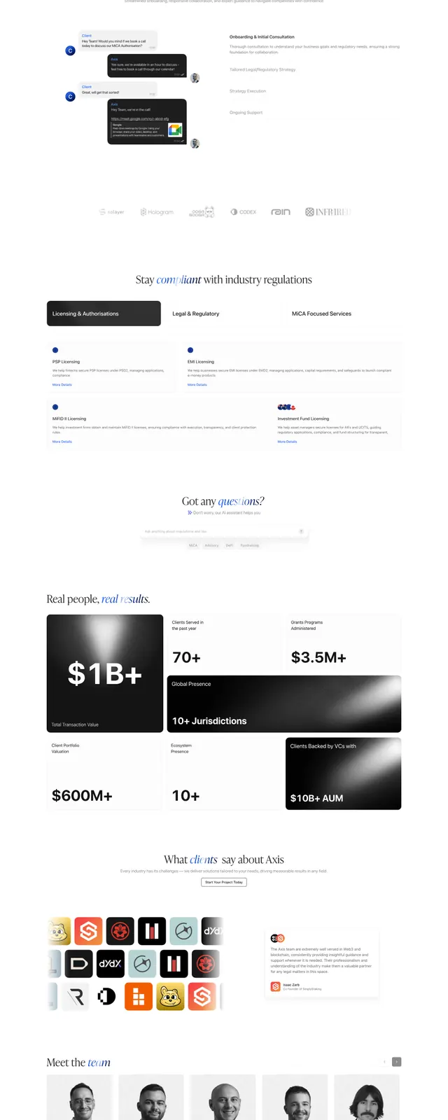 Axisgroup Professional Services Landing Page, editorial, corporate-clean, high-contrast