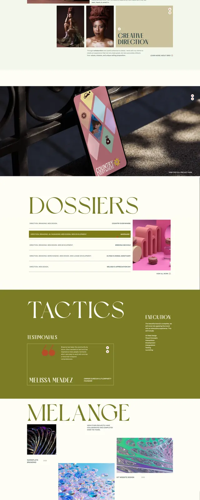 Editorial Creative Portfolio, editorial, luxury, muted