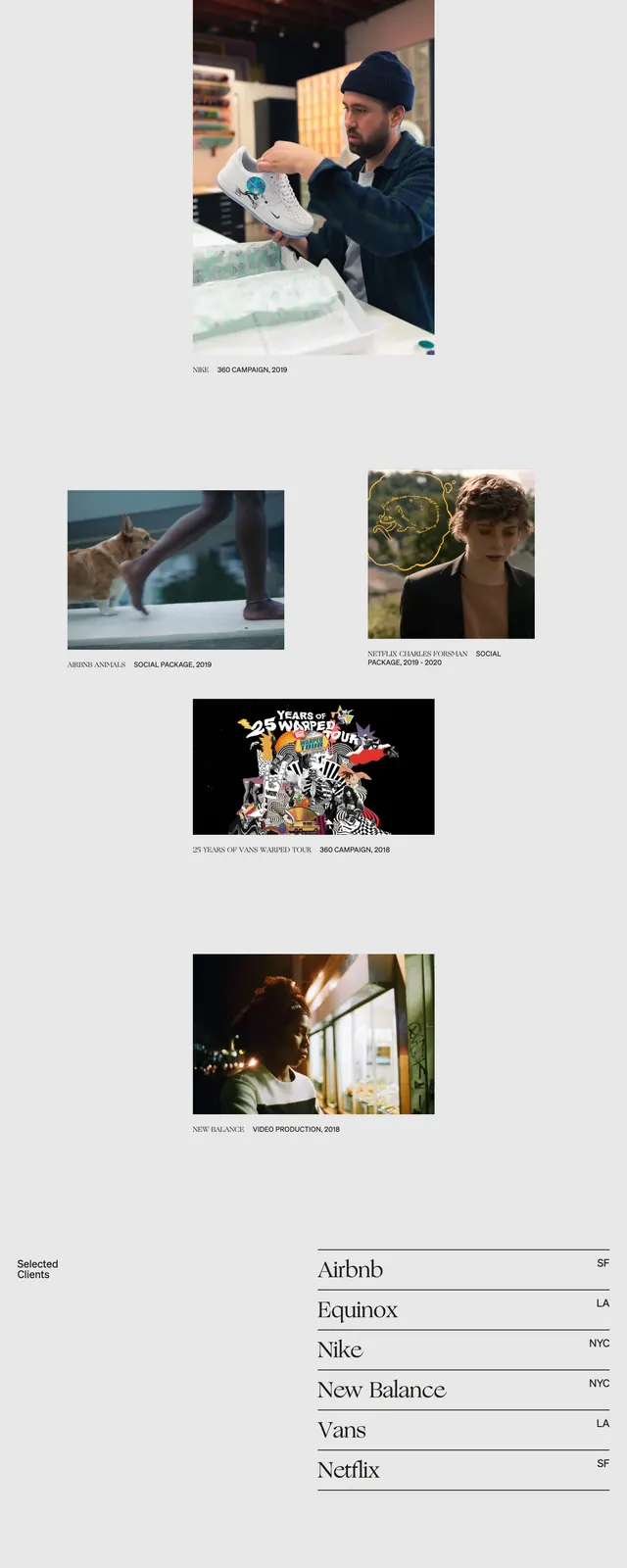 Bttrhlf Editorial Portfolio, editorial, minimal, warm