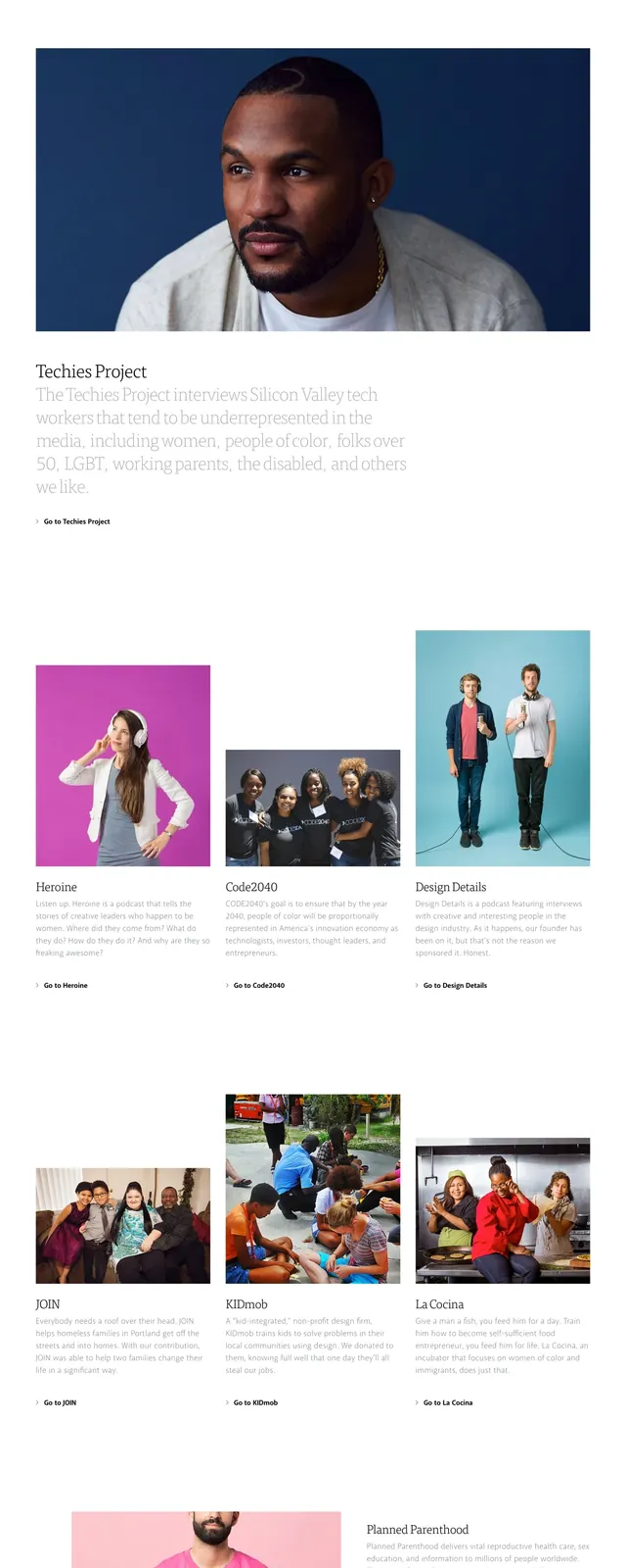 Bueno by Ueno landing page, editorial, minimal, light
