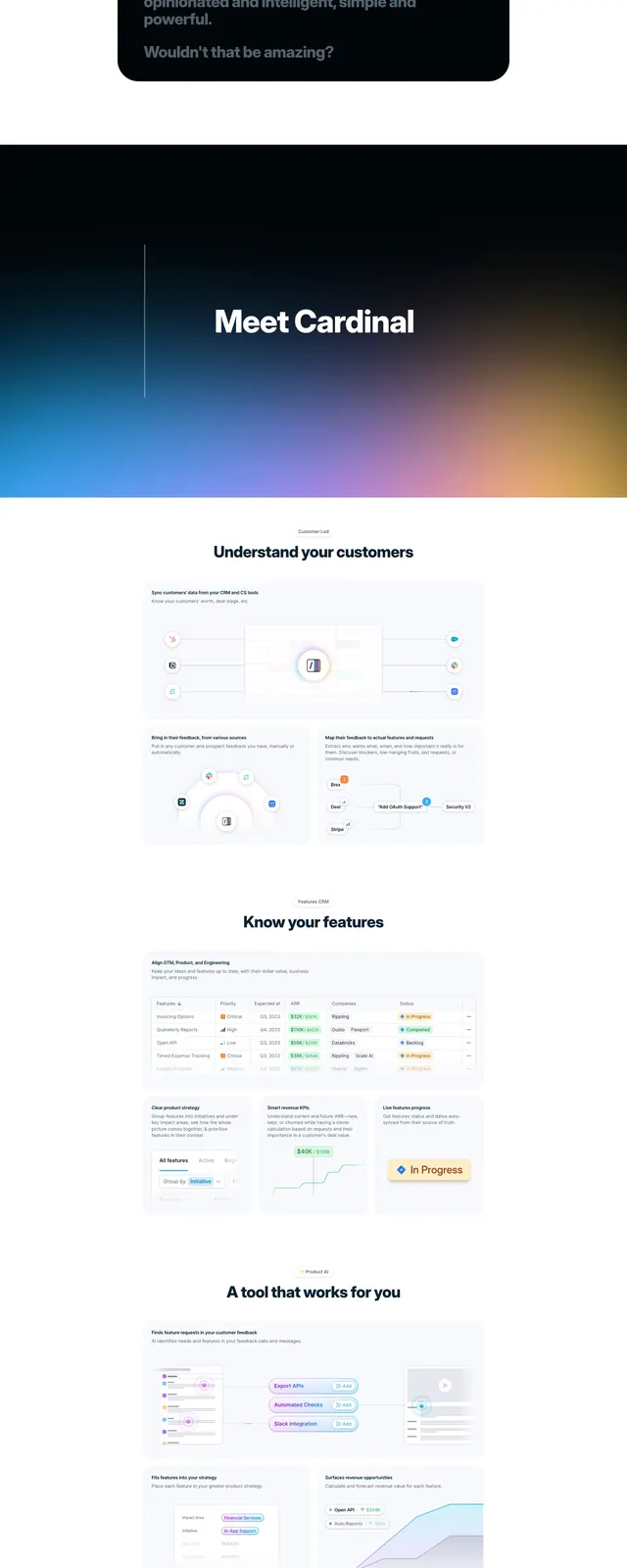 Gradient SaaS Backlog Hero, gradient-heavy, corporate-clean, gradient