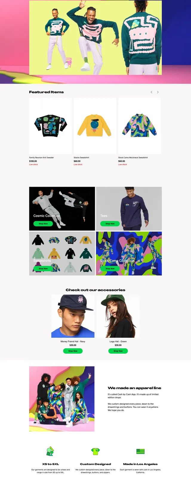 Cash by Cash App merch launch, playful, photographic, light