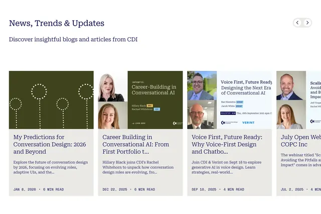 CDI news and trends blog carousel, minimal, light-mode, light