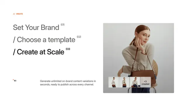 ChatLabs create at scale feature, minimal, light-mode, light