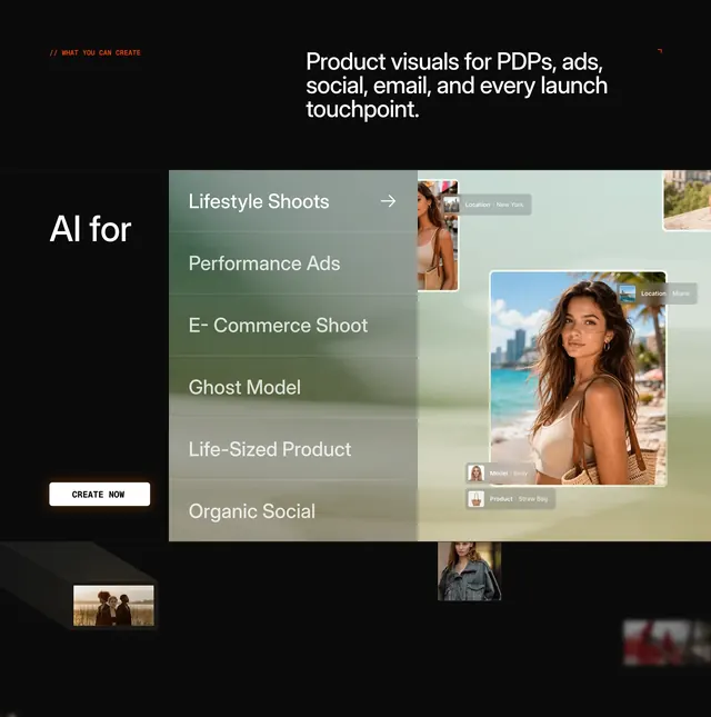 ChatLabs AI creative use feature, dark-mode, minimal, dark