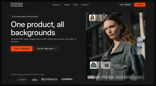 ChatLabs one product all backgrounds hero, dark-mode, minimal, dark