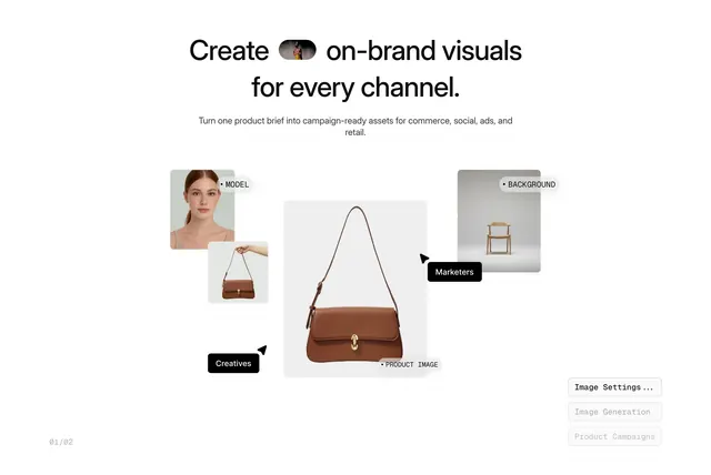 ChatLabs composable visual creation feature, minimal, light-mode, light