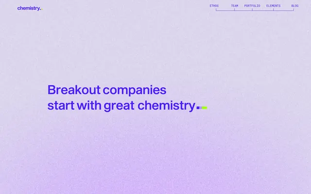 Chemistry grain lavender hero headline, minimal, organic, light