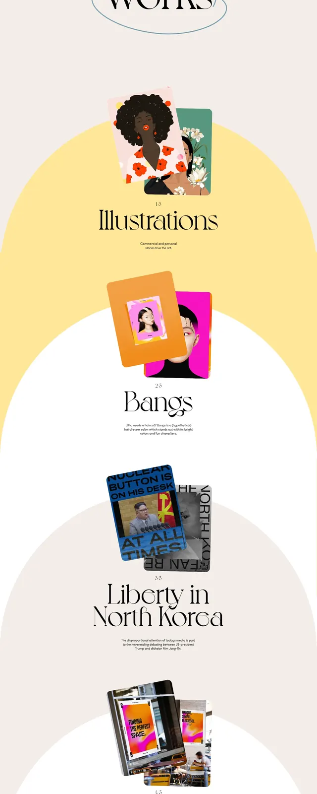 Chungiyoo Portfolio Hero, editorial, playful, light