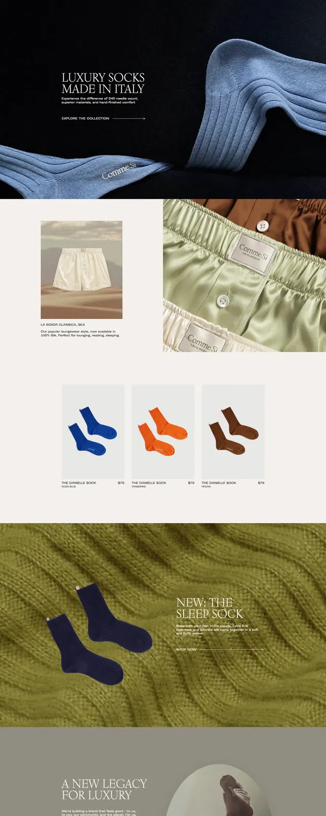 Commesi Editorial Shop, editorial, minimal, light