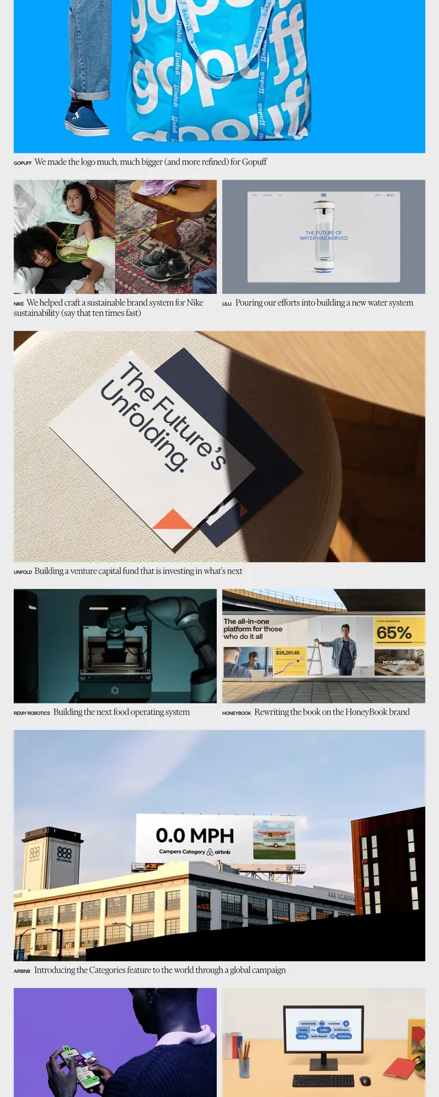 Company Policy editorial homepage, editorial, dark-mode, dark