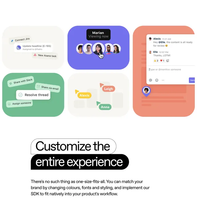 Cord customizable SDK feature grid, minimal, light-mode, light