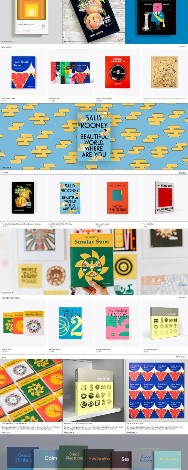 Counter Print Editorial Shop, editorial, minimal, light