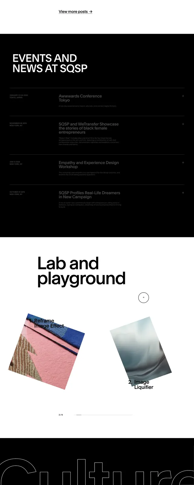 Squarespace Creative Dept, minimal, editorial, light
