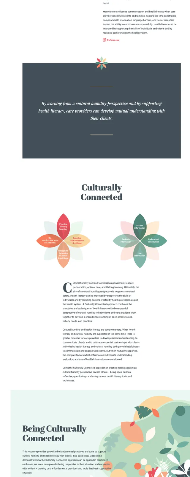 Culturally Connected, illustrated, editorial, light