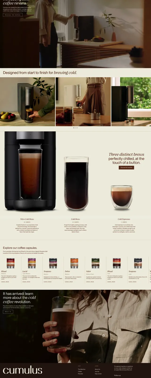 Cumulus Coffee, editorial, luxury, warm