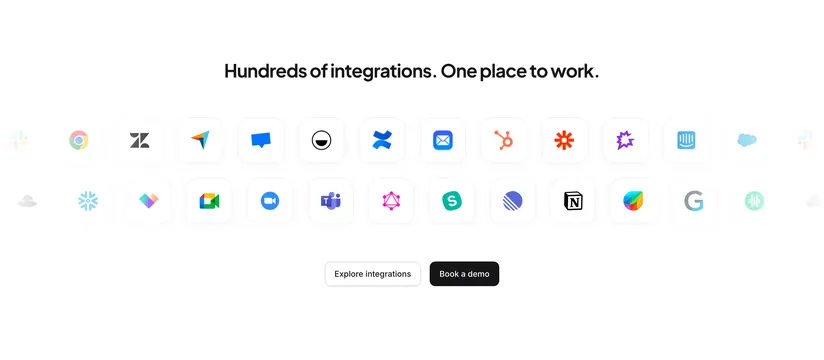 Cycle integrations logo wall, minimal, light-mode, light