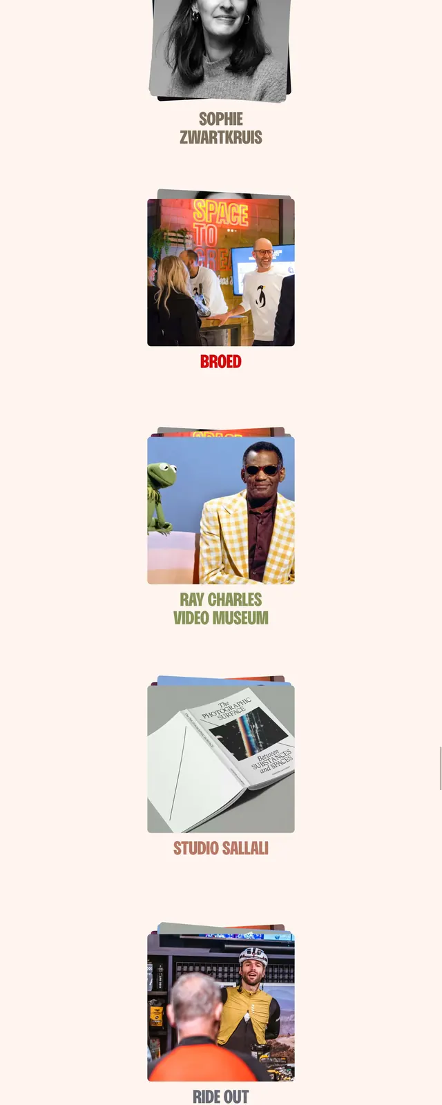 Cyd Stumpel Portfolio Hero, playful, editorial, pastel