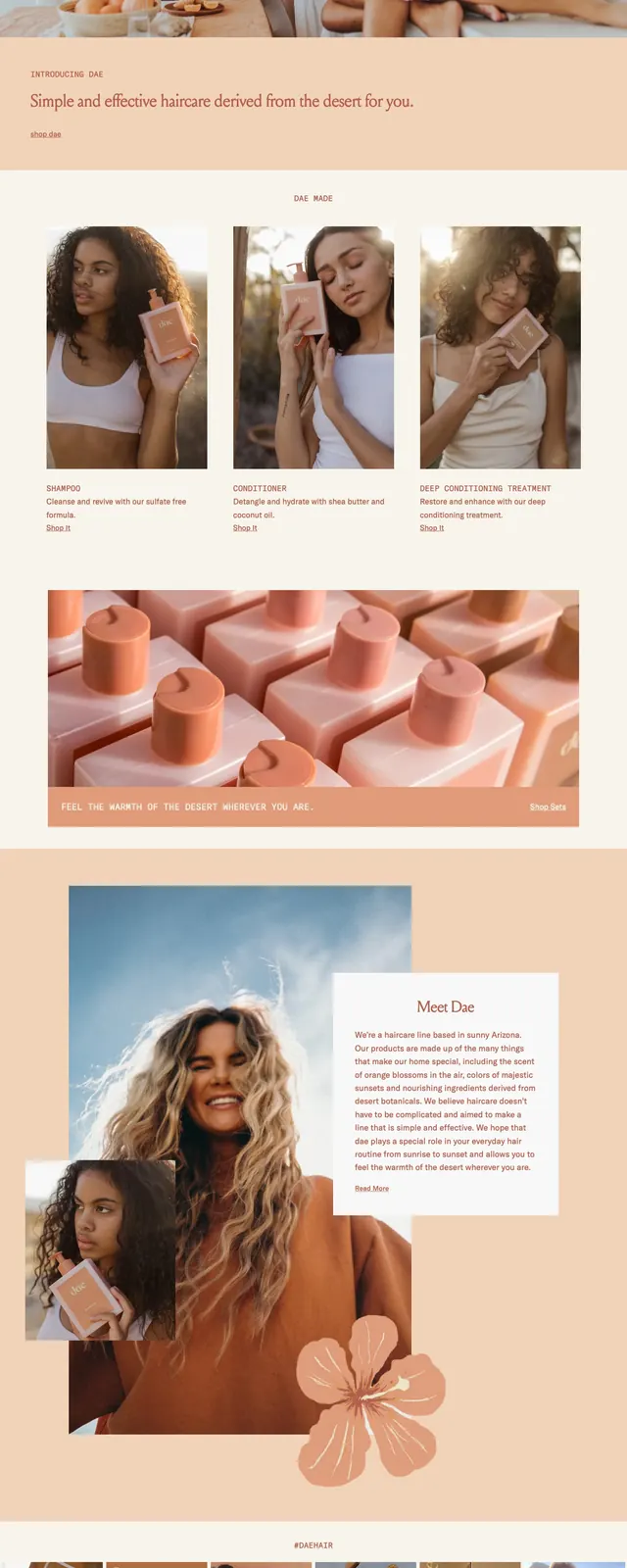 Daehair Desert Beauty, editorial, photographic, warm