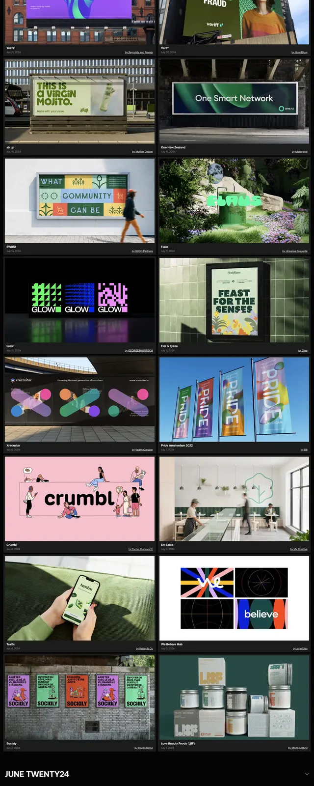 Dailybranding editorial feed, editorial, dark-mode, dark