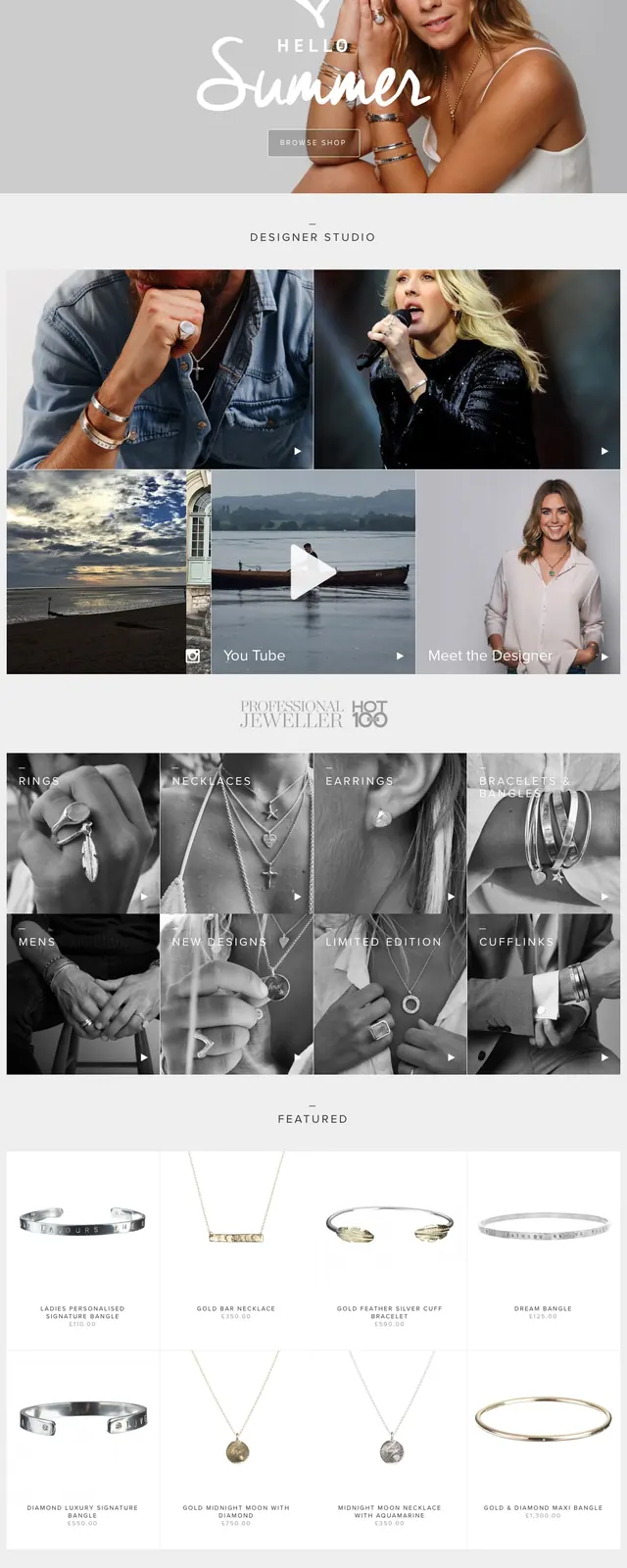 Daniella Draper Jewelry Boutique, luxury, editorial, light