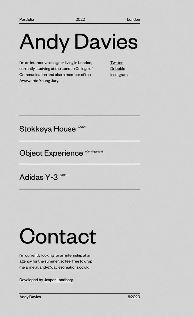 Andy Davies portfolio, swiss, editorial, light