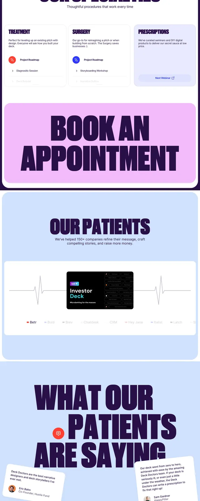Deckdocs Bold Pitch Deck, 3d-render, playful, vibrant