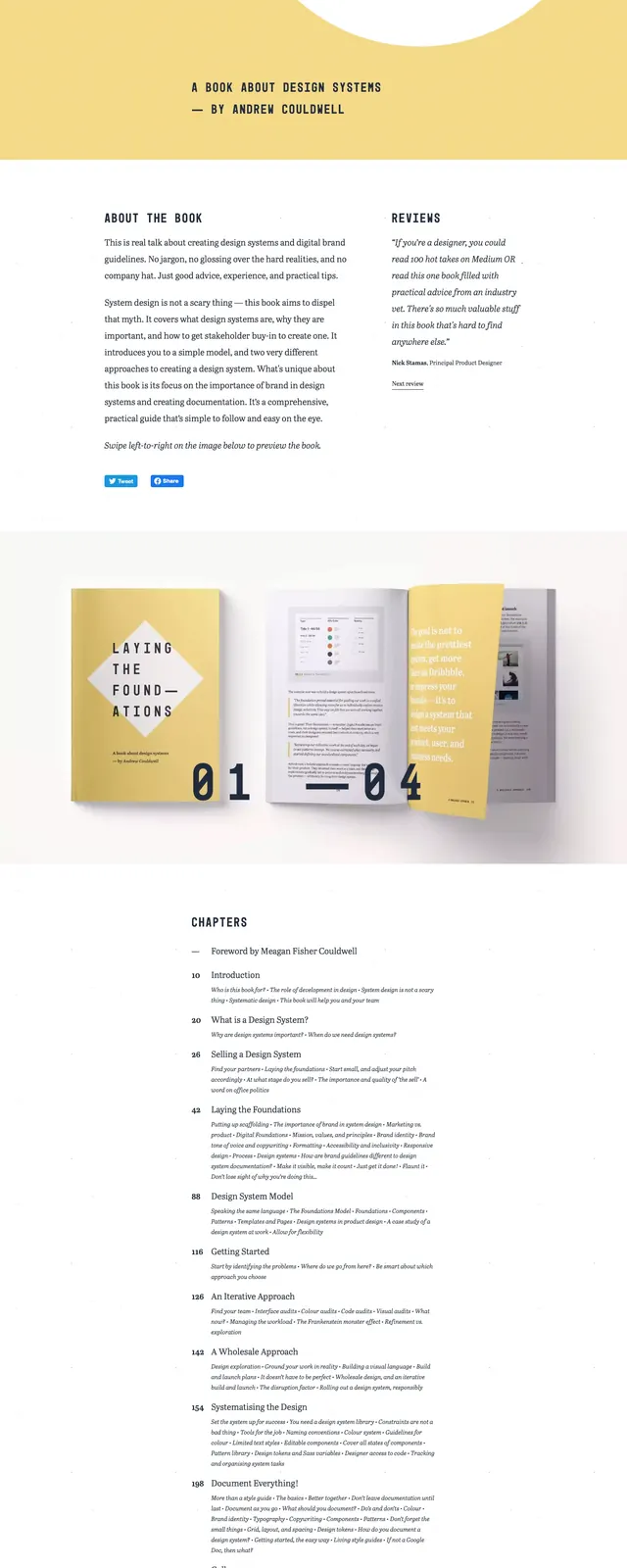 Laying the Foundations, editorial, minimal, light