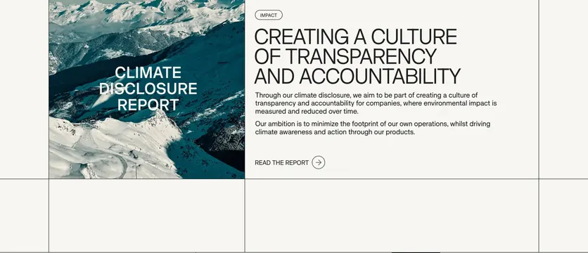 Doconomy climate disclosure impact, minimal, light-mode, light