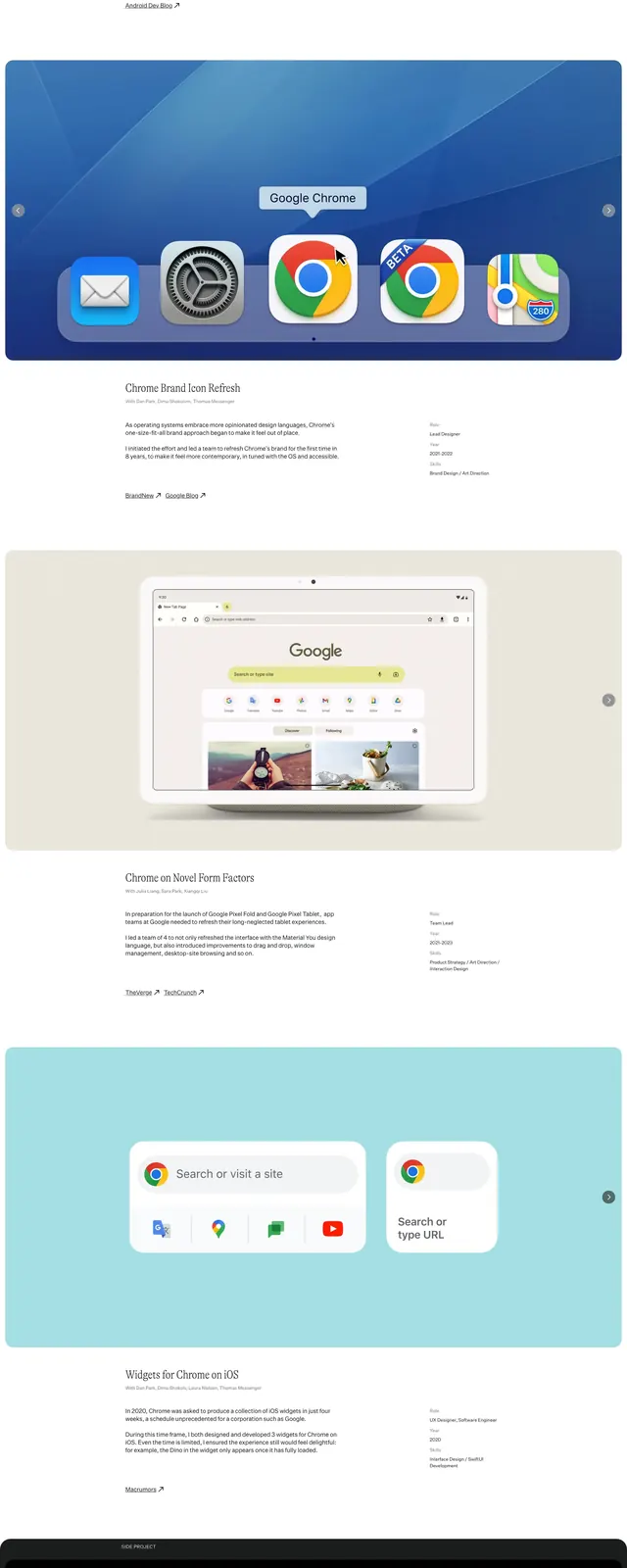 Elvin Hu Portfolio, editorial, minimal, light