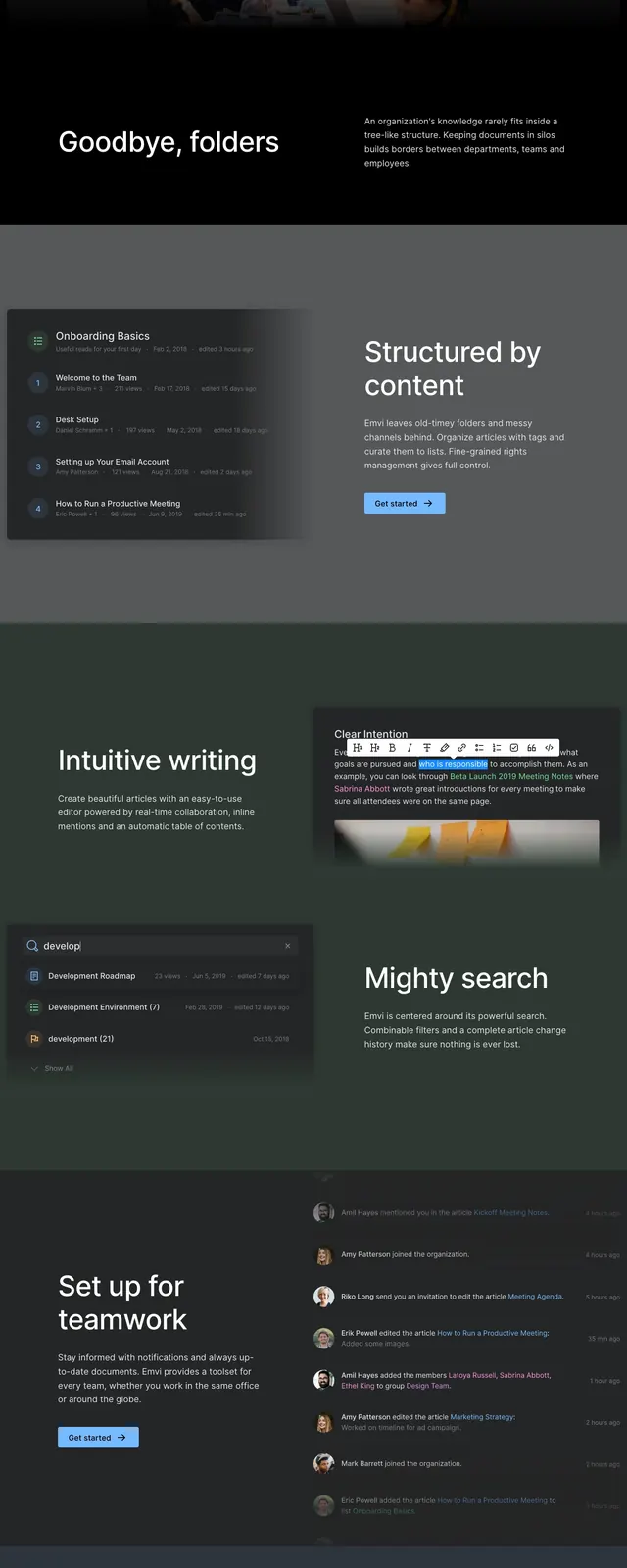 Emvi Dark Docs Hero, dark-mode, corporate-clean, dark