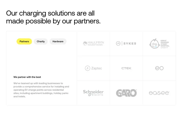 Energy Park partners tabbed logo grid, minimal, light-mode, light