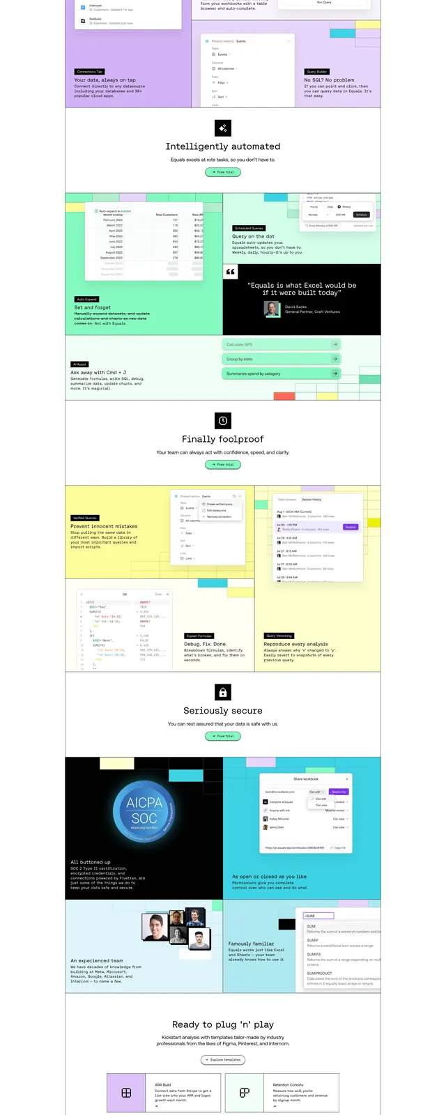 Equals 2 Landing Page, light-mode, editorial, light