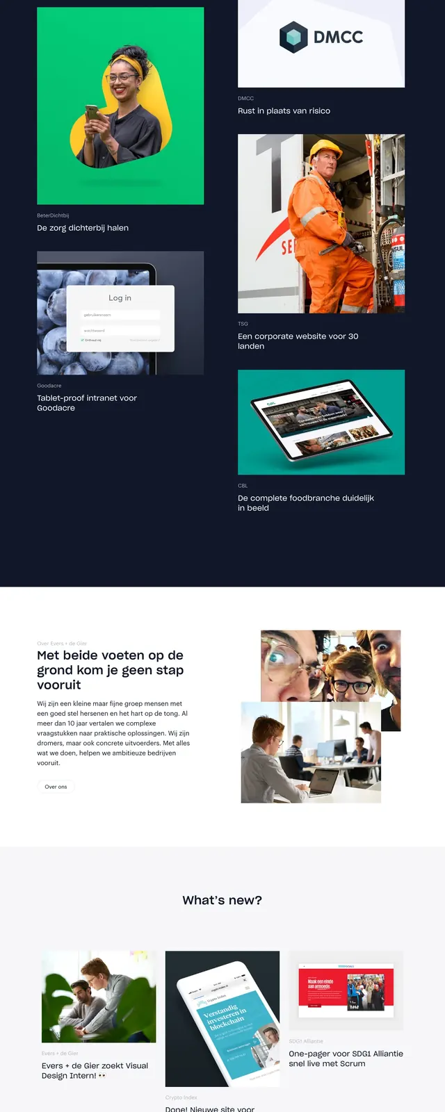 Dark Agency Portfolio, dark-mode, editorial, dark