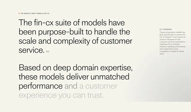 Fin CX models purpose-built about block, minimal, light-mode, light