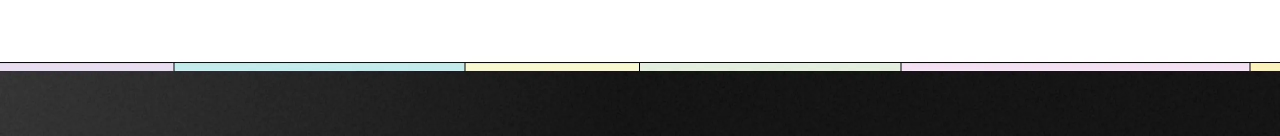 Folk pastel color-bar divider, minimal, organic, pastel