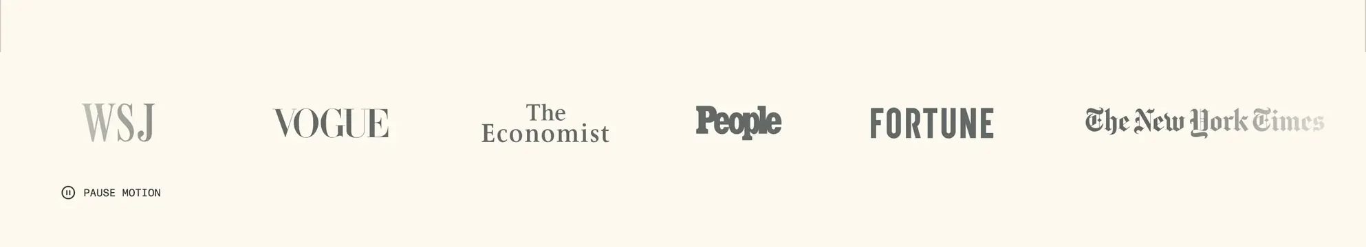 Function as seen in media logo strip, minimal, light-mode, light