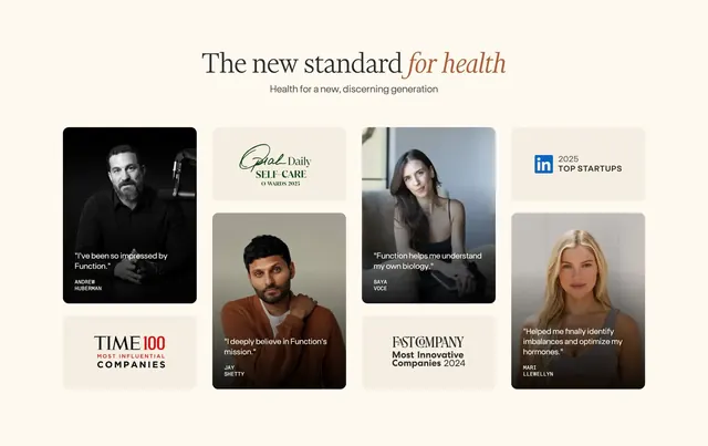 Function social proof testimonial bento, minimal, light-mode, light