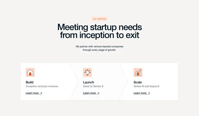 Furey home page expertise process, minimal, light-mode, light