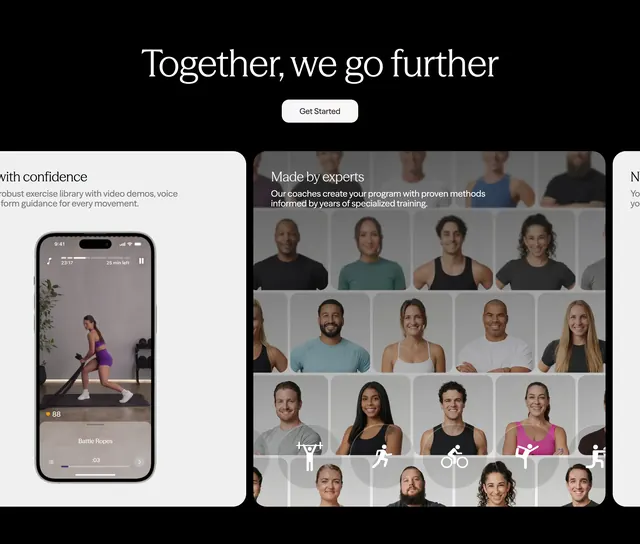 Future benefits dark headline with feature cards, dark-mode, minimal, dark