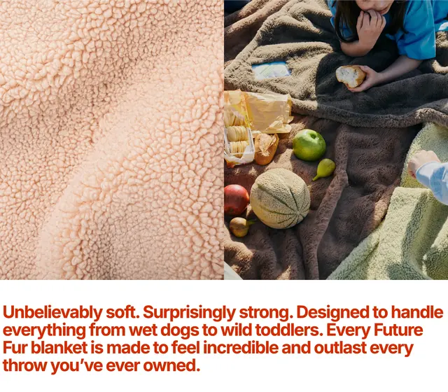 Future Fur soft-and-strong appeal copy block, minimal, light-mode, light