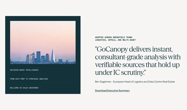 GoCanopy customer success testimonial, minimal, corporate-clean, light