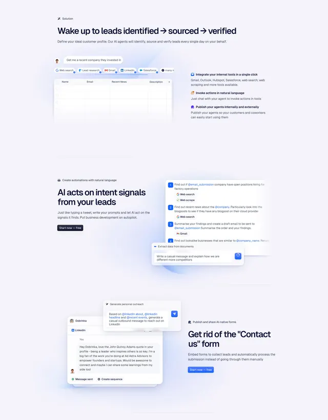 Godmode Features Section, light-mode, minimal, light