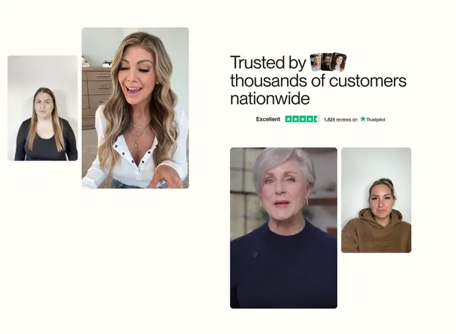 Good Life Trustpilot collage social proof, minimal, light-mode, light