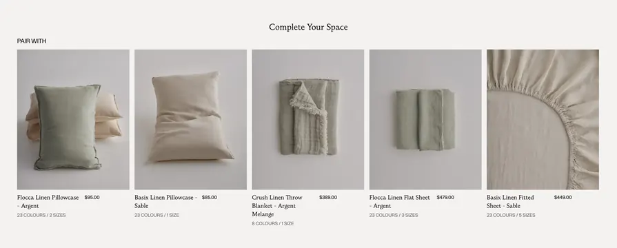 Hale Mercantile complete your space grid, light-mode, minimal, light
