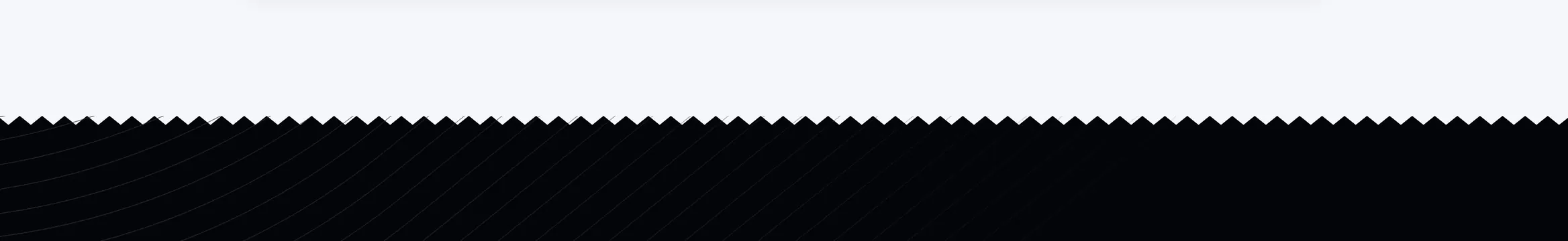 Harmonic zig-zag section divider, minimal, monochrome, high-contrast