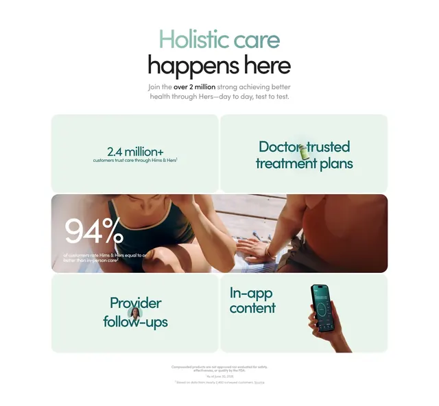 Hers holistic care value bento, minimal, light-mode, light