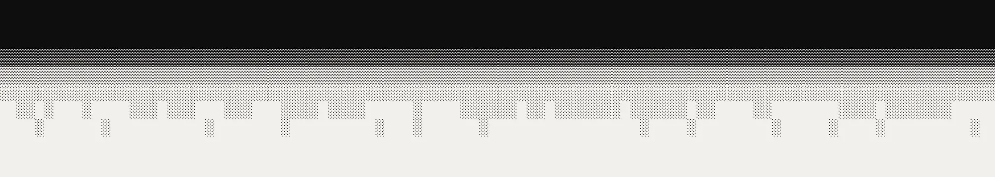 Hiro halftone dot gradient divider, light-mode, minimal, light